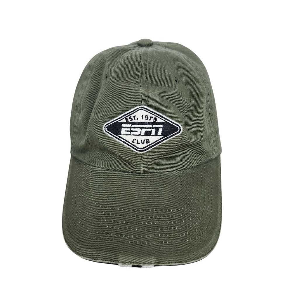 ESPN Walt Disney World Hat Cap Strap Back Mens One Size Green Club Logo Baseball